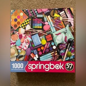Springbok 1000 piece COLORFUL cosmetic frenzy jigsaw puzzle 24” x 30”